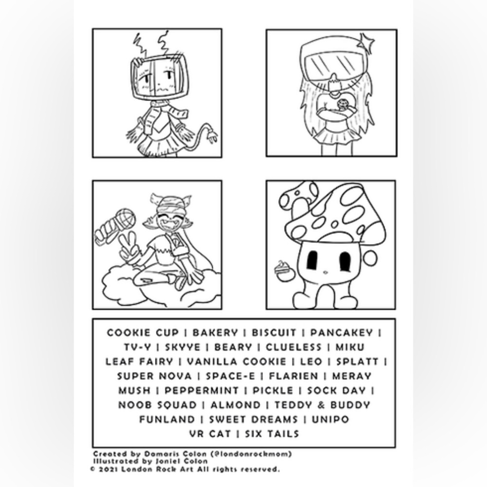 LONDON ROCK THE COLORING BOOK VOLUME II ROCKY’S ART - Picture 3 of 9